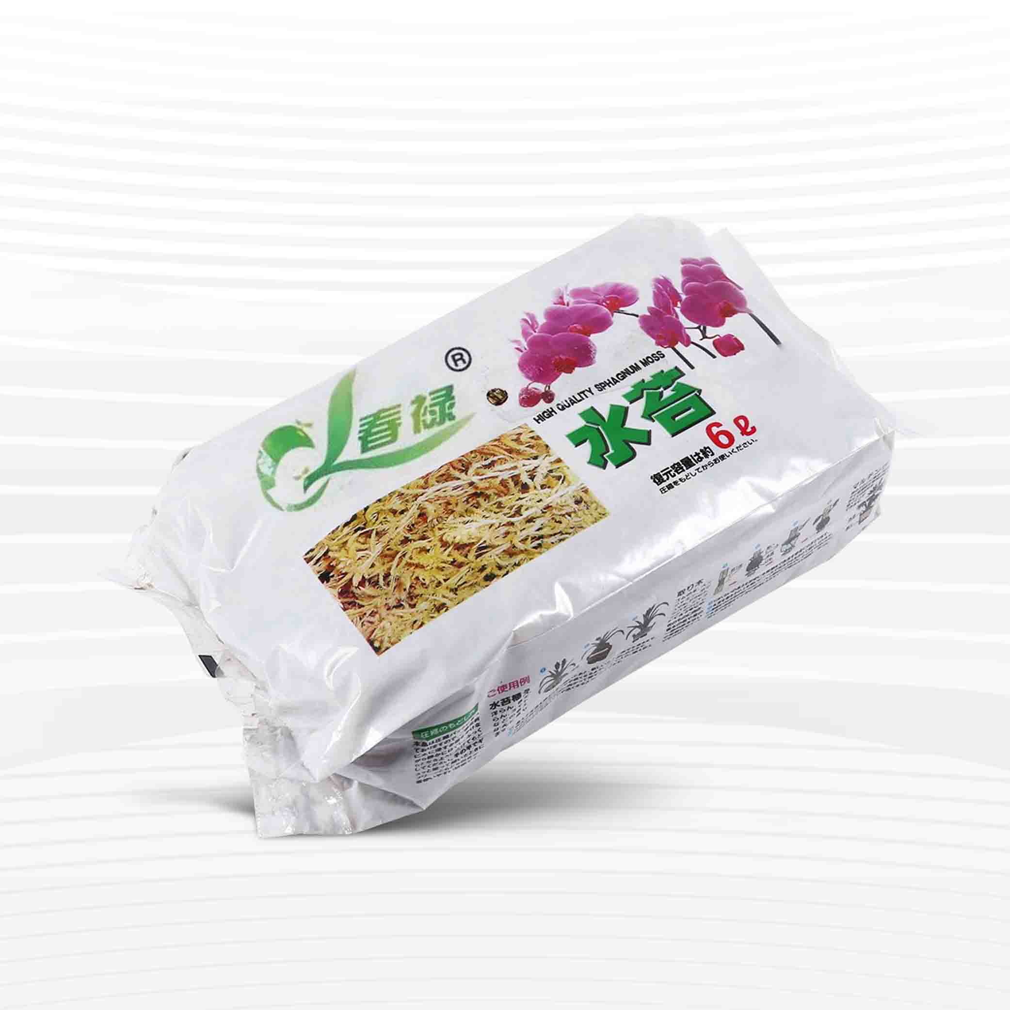 ৬ লিটার স্ফ্যাগনাম মস (আনুমানিক ৭০ গ্রাম)