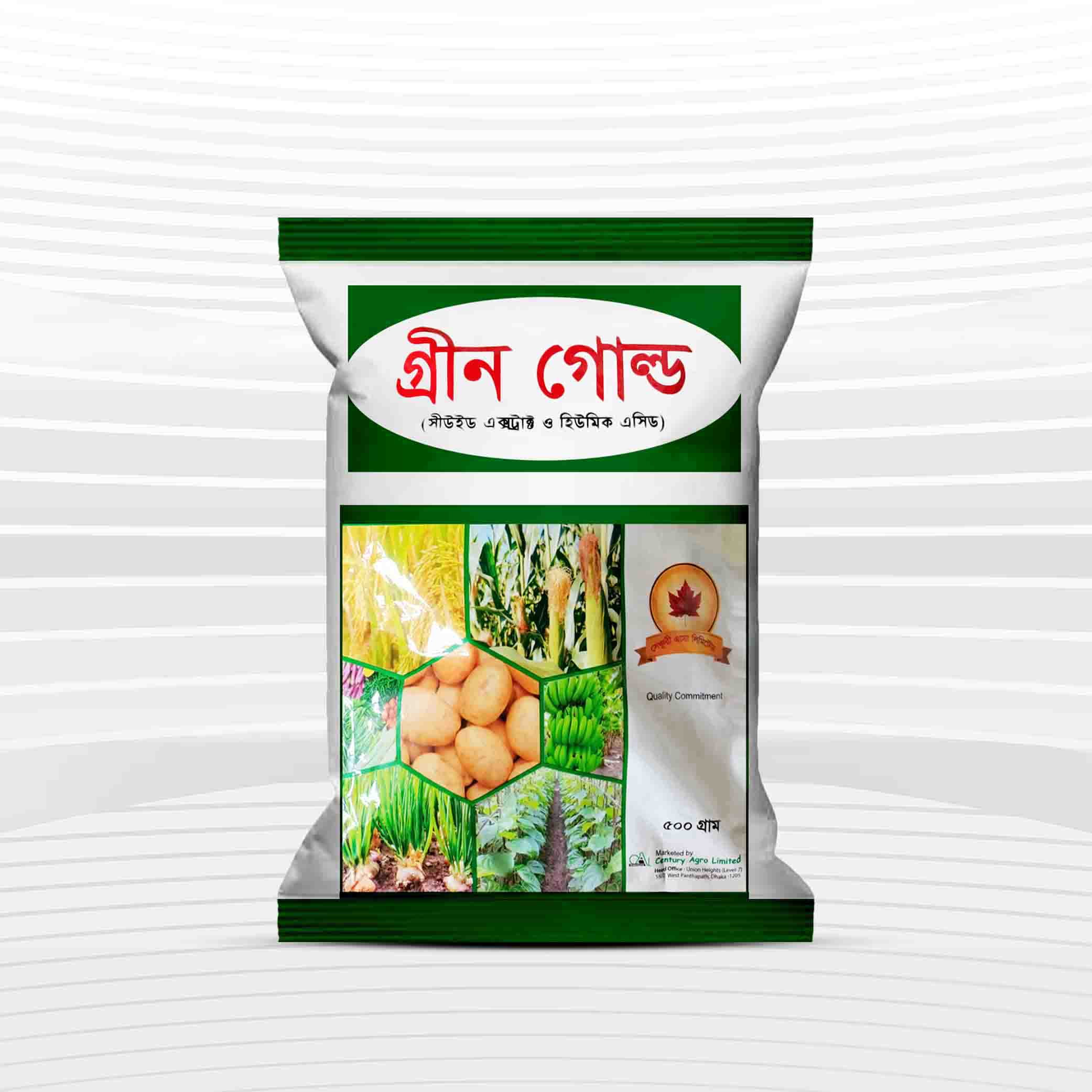 গ্রিন গোল্ড জৈব সার (সামুদ্রিক শৈবালের নির্যাস ও হিউমিক এসিড) - ৫০০ গ্রাম