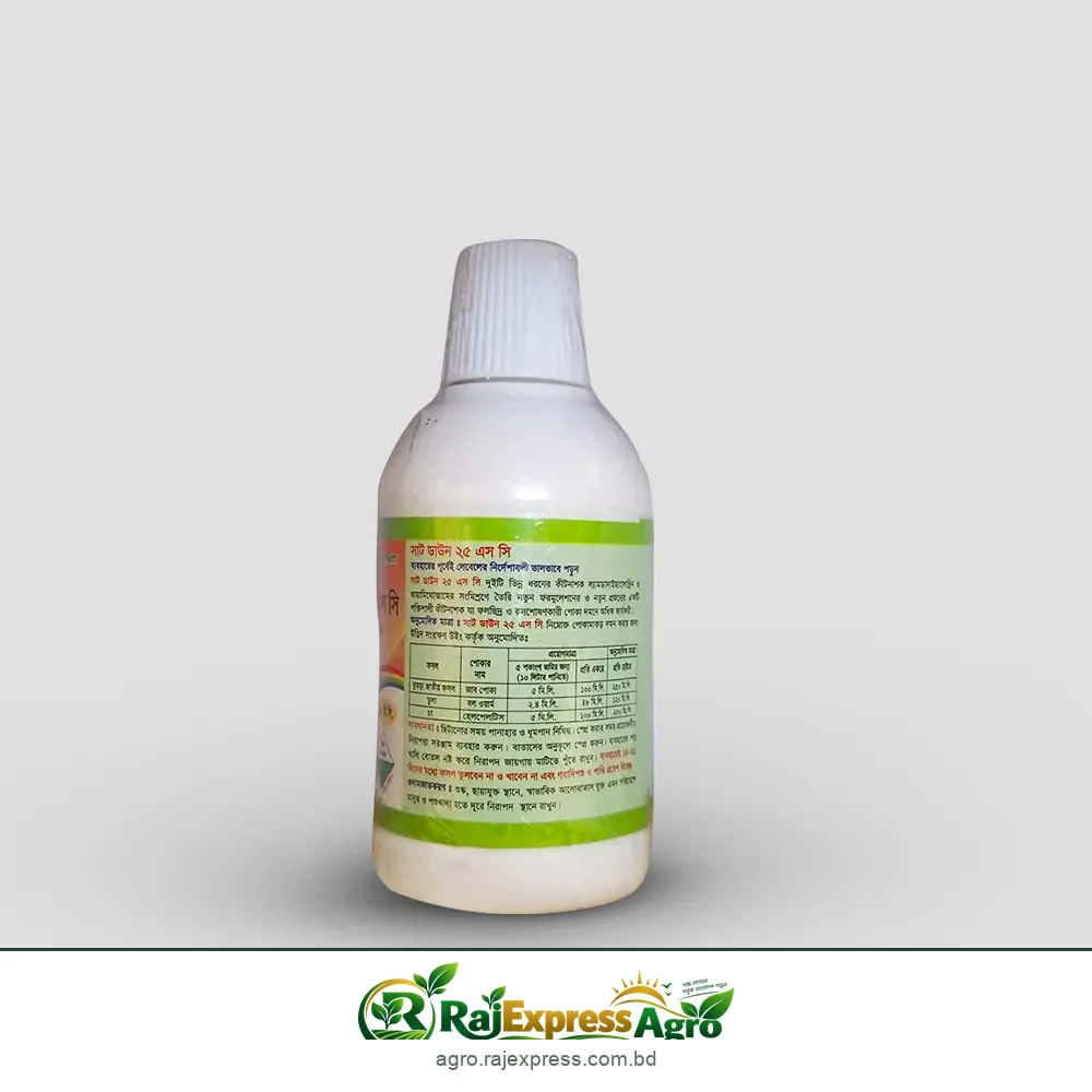 সাট ডাউন ২৫ এসসি কীটনাশক (ল্যামডা সাইহ্যালোথ্রিন ১০% + থায়ামিথোক্সাম ১৫%)