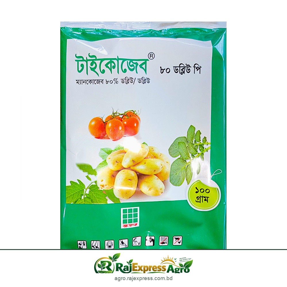 টাইকোজেব ৮০ ডব্লিউপি ছত্রাকনাশক (ম্যানকোজেব ৮০%)