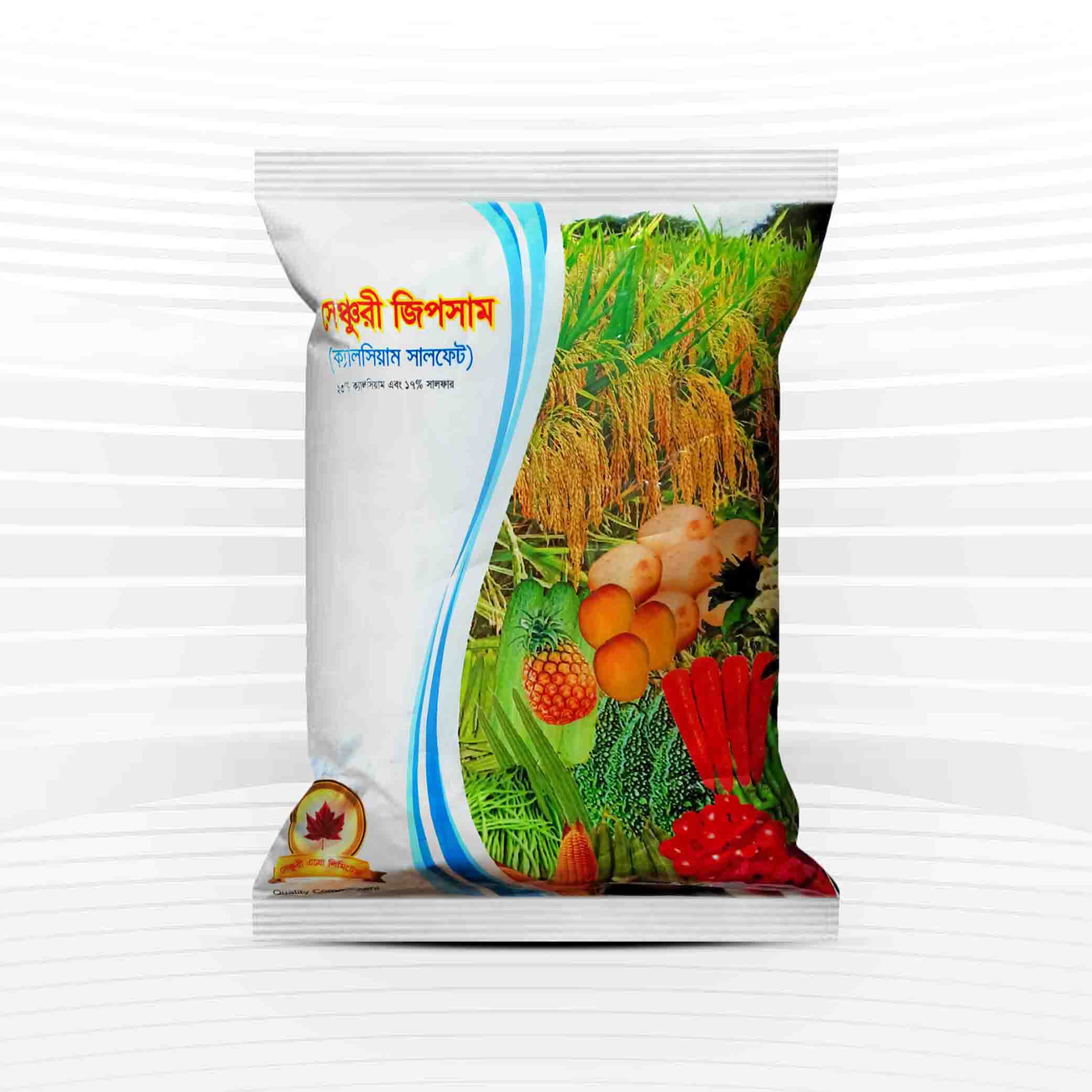 জিপসাম সার (ক্যালসিয়াম-২৩%, সালফার-১৭%) - ২ কেজি (অক্ষত প্যাকেট)